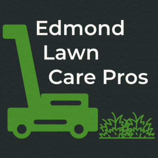 Edmond Lawn Care Pros logo featuring vibrant green grass blades, a clean and modern font, and a design symbolizing professional lawn care services in Edmond, OK.